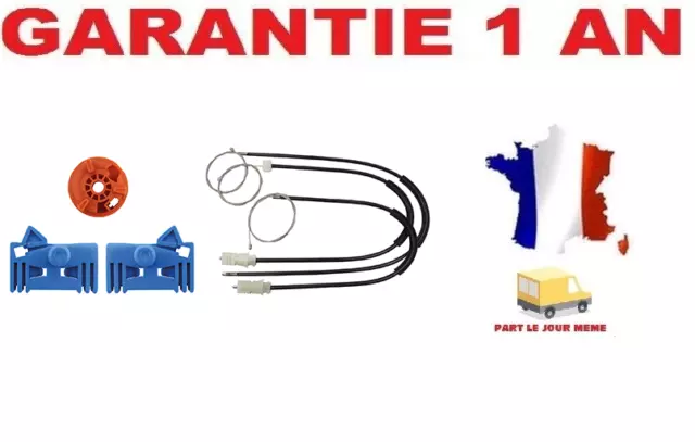 Kit de réparation lève vitre avant gauche pour Renault Laguna II