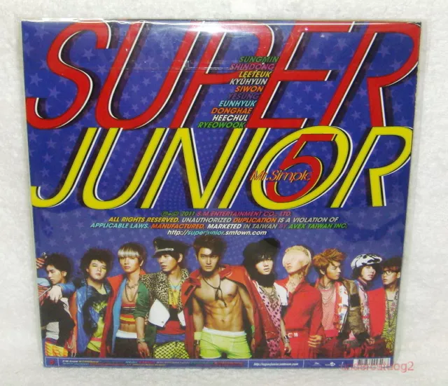 K-POP Super Junior Mr. Simple Taiwan CD Type A (Cover: Siwon) 3