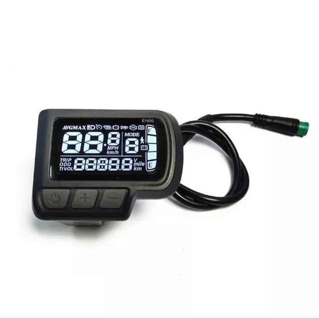 Ebike 36V 48V 52V 1500W 35A 3 Mode Sine Wave Controller w/ LCD Display AUK 2