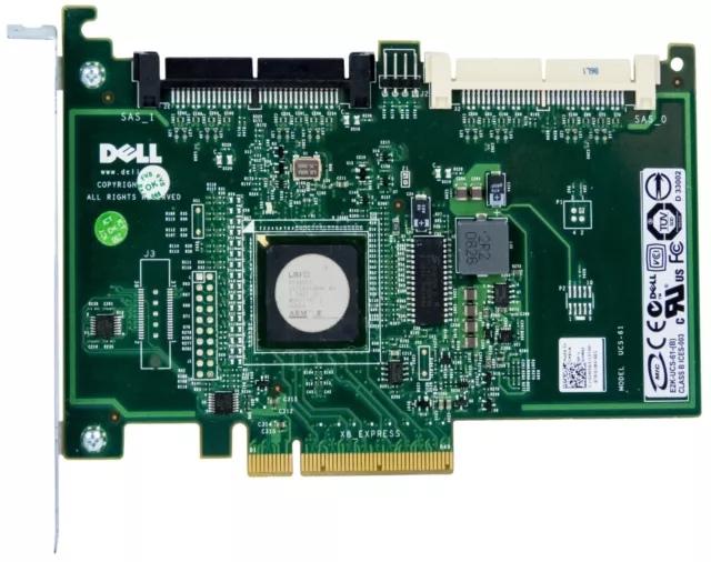 DELL 0JW063 PERC 6/iR RAID SAS PCIe