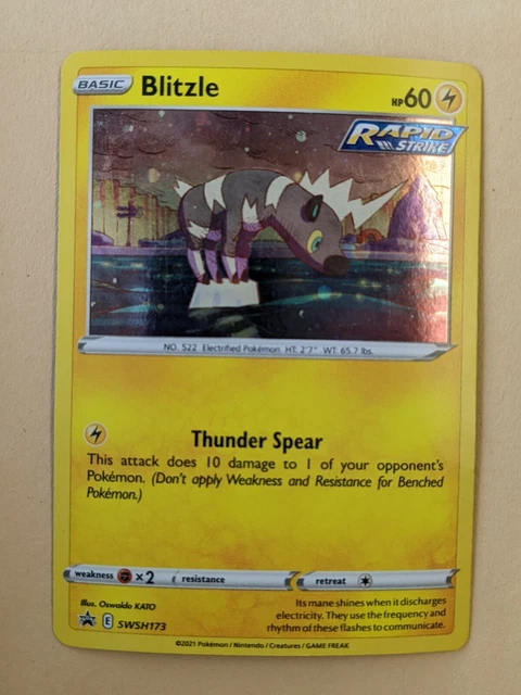 BLITZLE-POKEMON-BLACK STAR PROMO Swsh173 $1.99 - PicClick CA