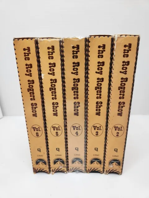 The Roy Rogers Show Vol. 2-6 VHS Cassette Tape Lot
