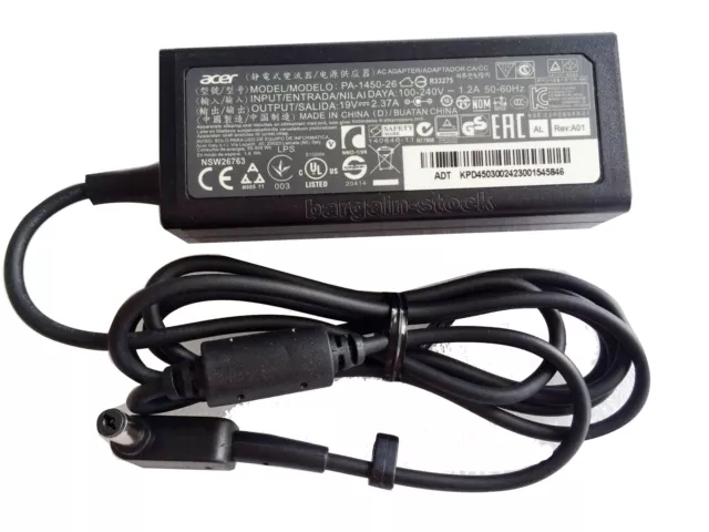 Genuine 2.37A 45W AC Adapter Charger For Acer Aspire 3 A315-42-R5WE A315-42-R95E