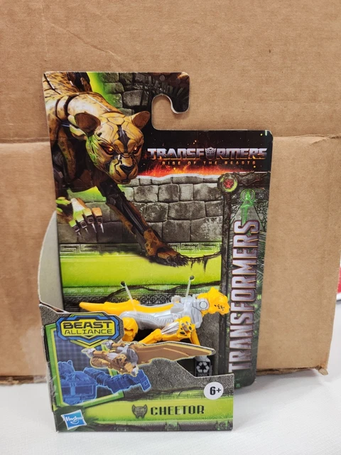 Figura Transformers Cheetor – Rise Of The Beasts, Modo Bestia Y Arma, Para Niños +6 Años