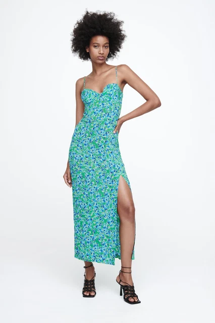 Robe imprimé floral zara hotsell