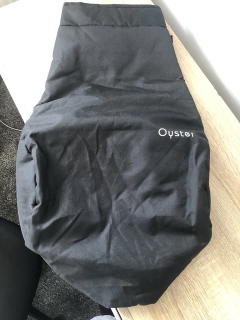 Oyster 2 Footmuff Cosy Toes Apron - Ink Black
