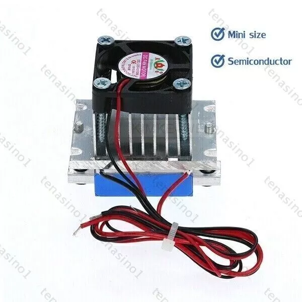 12V Thermoelectric Peltier Refrigeration Cooling Fan System Heatsink Kit Set UK