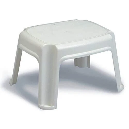 Gracious Living 9.5-Inch Tall Sturdy Non Slip Plastic Single Level Home Step ...