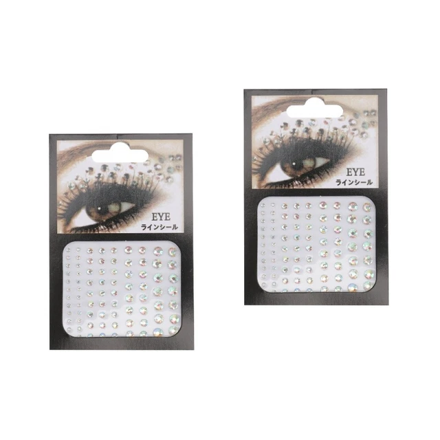 2 Pieces Make-up-Edelsteine ​​für Die Augen Körper Gesicht Schmuck