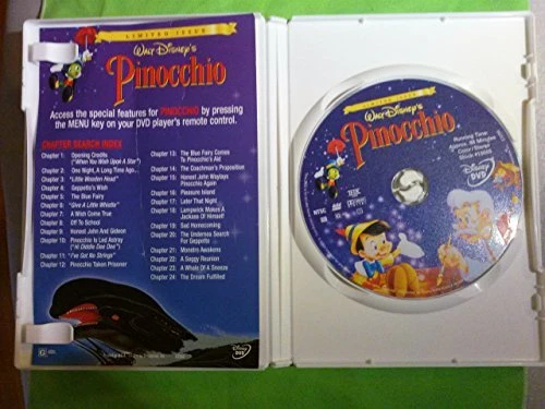 Pinocchio Disney Limited Issue 1940 3