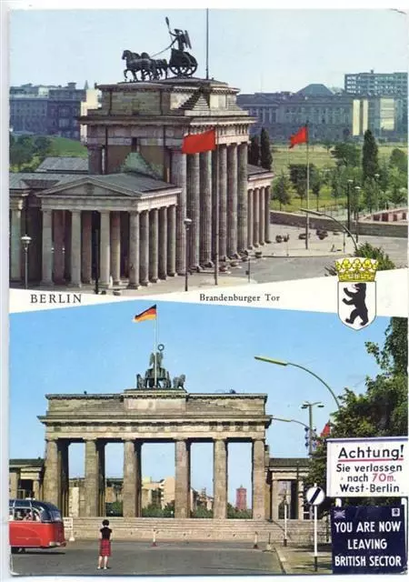 20037957 - 1000 Berlin Berlin: Brandenburger Tor, Wappen,Hans Andres 1966