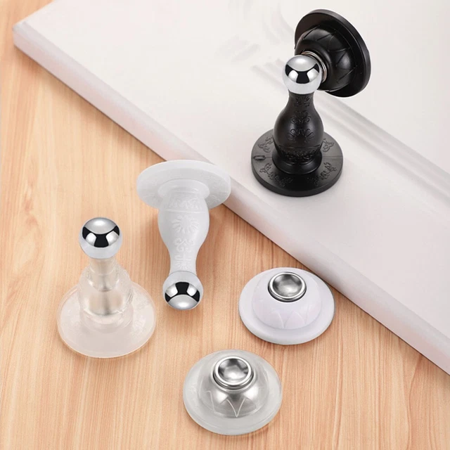 2 Pezzi Fermaporta Magnetico Per Camper - Forte Adesione, Con Viti E Nastro - Per Porte Interno/Esterno