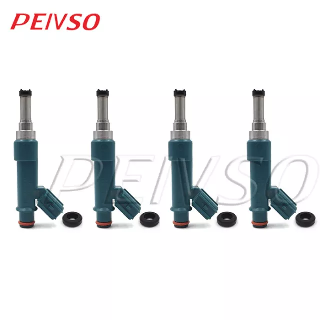 4PCS Fuel Injector For Toyota Prius 2010-2015 Lexus CT200h 1.8L 23250-37020