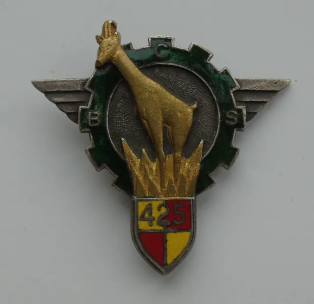 Französische Armee 425 Fallschirmjäger Kommando & Unterstützung Bataillon Abzeichen/Patent 425e BCS