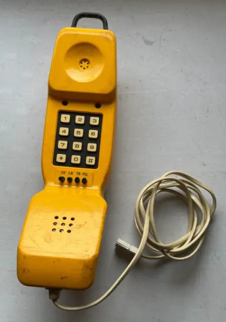 Teléfono de prueba vintage BT Engineers Linesman Butt TELE284A DAE88