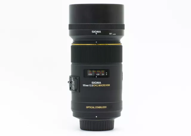 Sigma EX 105mm F2.8 EX DG OS HSM Anschluss Nikon AF