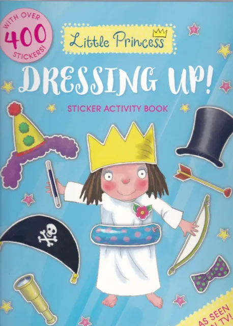 Dressing Up Doll Little Princess Sticker Activity Book Children Kids Boys Girls