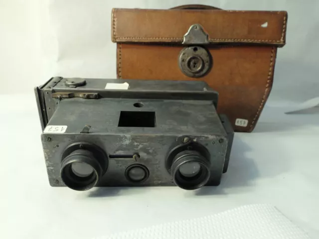 VERASCOPE STEREO ANGLE FINDER # 11855 with Leather Case