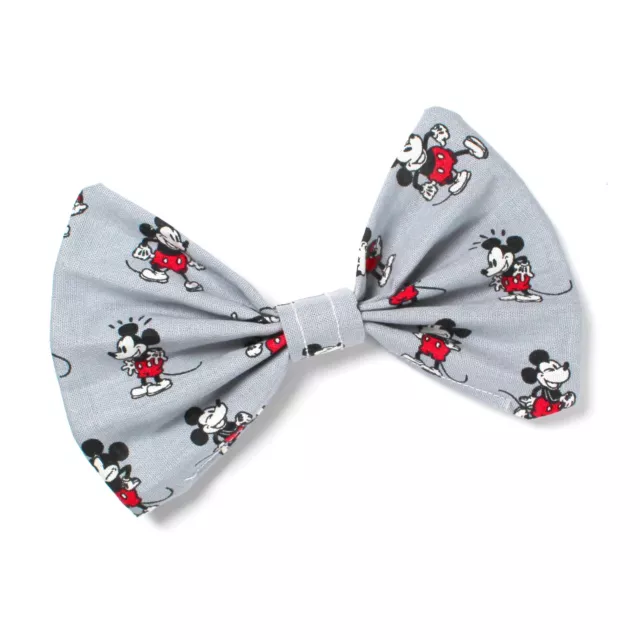 Mickey Mouse Hair Bow - Cartoon Girls Hair Grip - Grey Womens Hair Clip - Disney