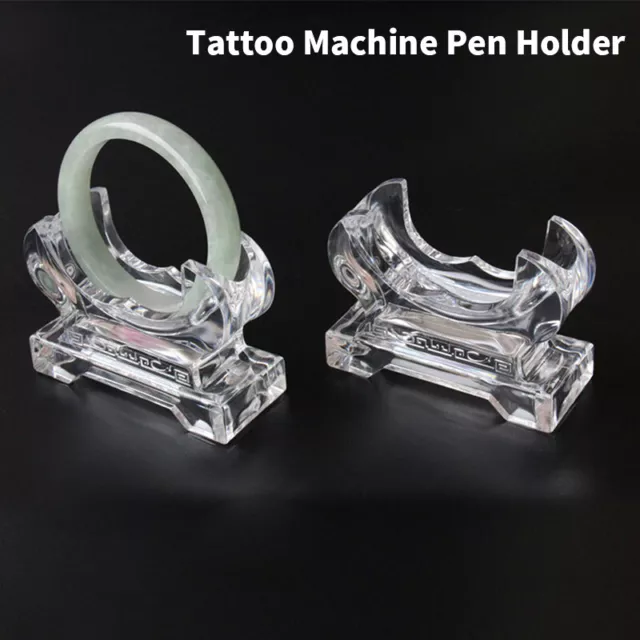 Tattoo Pen Machine Holder Jewelry Display Stand Transparent Tattoo SuppSA