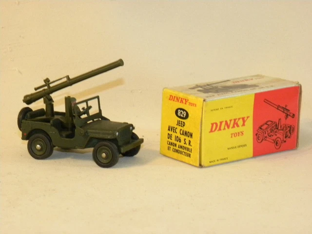 Dinky Toys Canon Automoteur 155 Mm AMX 813 - Boîte D'origine - Manque Stabilisateur