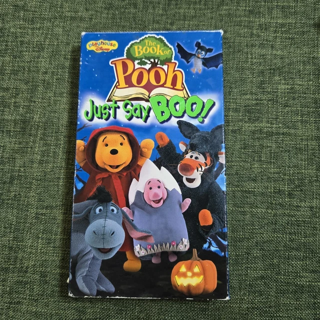 THE BOOK OF Pooh Just Say Boo! VHS Disney Playhouse Live-Action ...