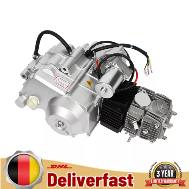 125 CCM 4 takt  Engine Motor 3+1 Rückwärts für ATV QUAD Go Kart Motocross