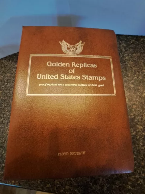 Golden Replicas of United States Stamps  22k gold plated (1986-1990)  78 STAMPS