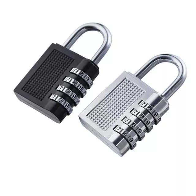 4 Dial Digit Combination  Lock Suitcase Luggage Code Password Lock Padlock LPL