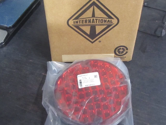4067251C1 International 7 Inch Red Led School Bus Warning Light Ihc