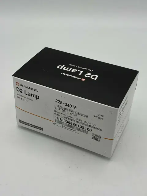 New Genuine Shimadzu 228-34016-00 Deuterium Lamp, SPD-M20A/M10Avp Part 228-34016