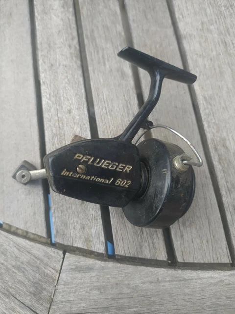 Moulinet De Pêche à La Mouche Pflueger N° 1554 – Ancien Pour Truite – Avec Ligne