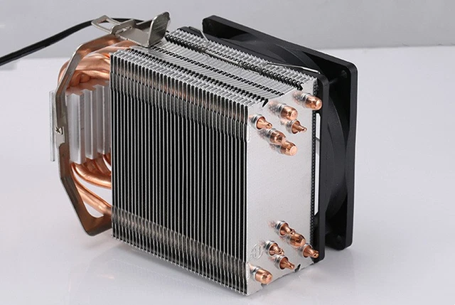 CPU COOLER HEATPIPE Heatsink 4 Pin PWM Fan RGB LGA For Inter 12th $32. ...