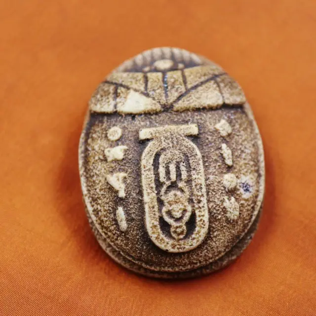UNIQUE Antique Egyptian Amulet of Ancient Beetle Scarab Collection