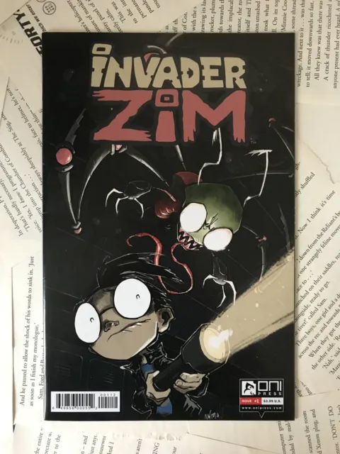 Invader Zim Issue 1 Comic Oni Press 2nd Printing Variant Cover 2015