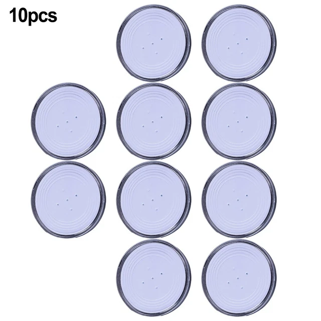 Juego de 10 soportes de monedas de plástico transparente de 70 mm caja de monedas carcasa de cápsula