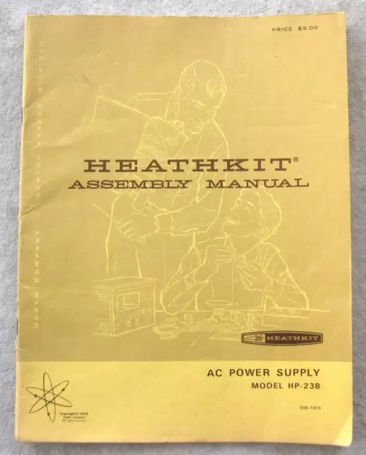Heathkit AC Power Supply HP 23B Assembly Manual