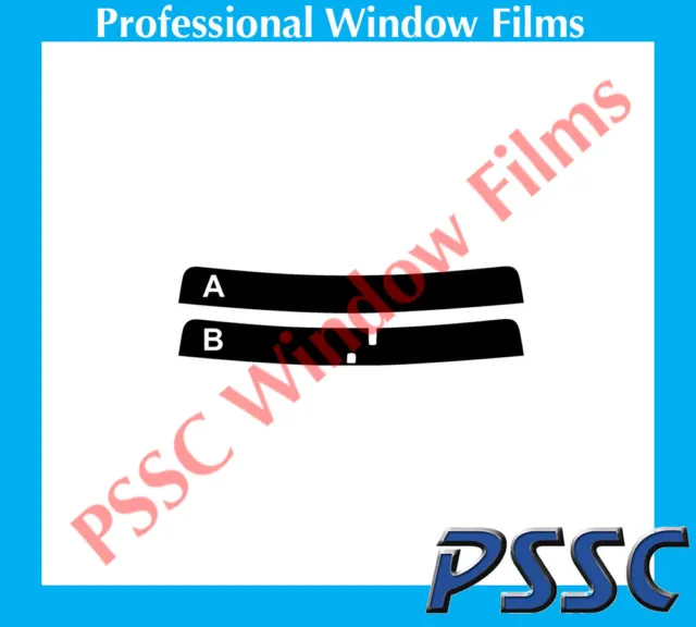 PSSC Pre Cut Sun Strip Car Window Films - Kia Po Ceed 3 Door 2013 to 2016