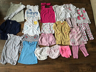 zac. Pacchetto vestiti per bambine età 9-12 mesi 23 articoli set top leggings abito
