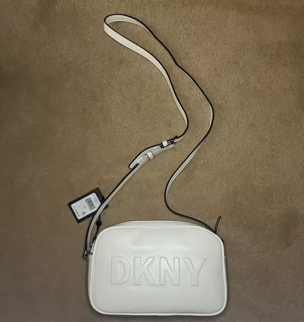 Brand new with tag white DKNY camera tilly crossbody bag Orig price $148.00