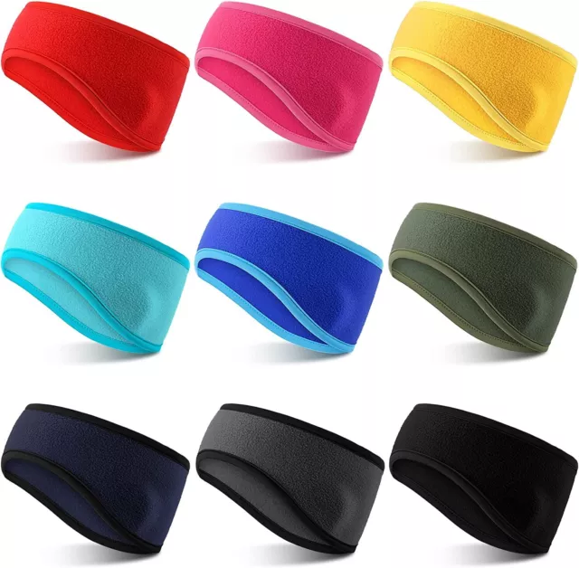 Winter Fleece Ear Warmers Headband for Men Women Kids Cold Weather Ski Running