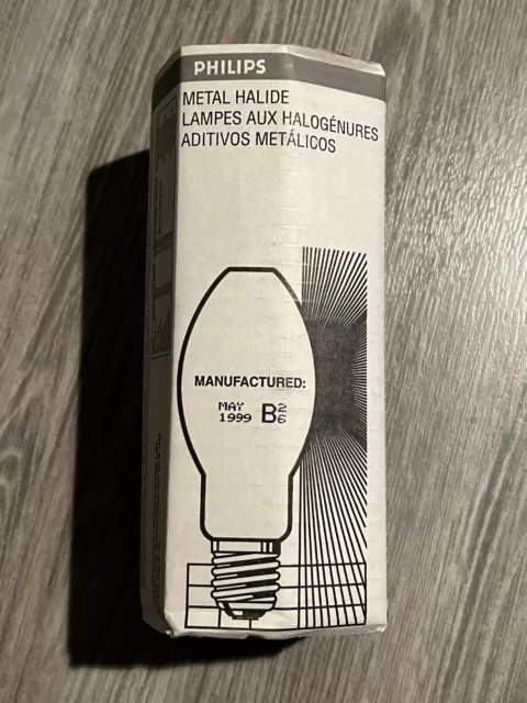 New! Old Stock Philips MH175/U 175w Mogul Metal Halide Clear Lamp - Ships Free!