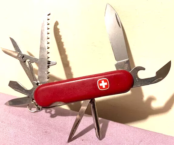 Wenger Delemont Handyman 85mm Red Multi Tool Swiss Army Knife - Great Cond