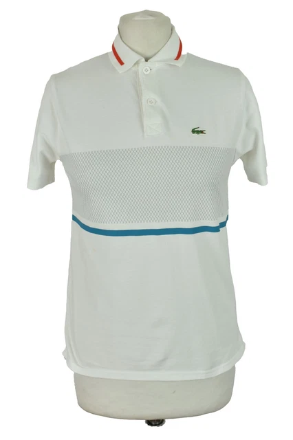 Polo Bianca LACOSTE taglia 14 ragazzi 164 cm outdoor bambini giovani