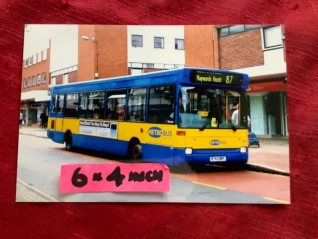 London Bus Photo B/W Metrobus 243 R743 Bmy Service 87 Haywards Heath.