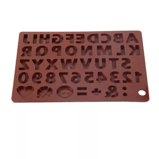 English Letter Silicone Mold Alphanumeric Candy Biscuit Jelly Ice Baking Mould