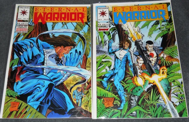 Valiant Comics Eternal Warrior  # 15, 16 1993 Comic Books