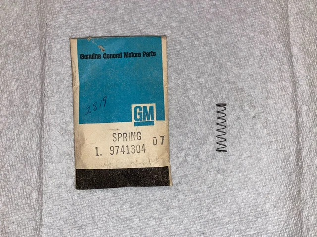 NOS GM Horn Blowing Pivot Spring Part# 9741304 64-65 Chevelle w/T.W., Wood Grain