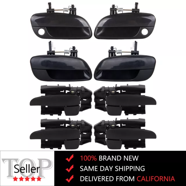 4 Interior 4 Exterior Front Rear Left Right Door Handles For HYUNDAI ELANTRA