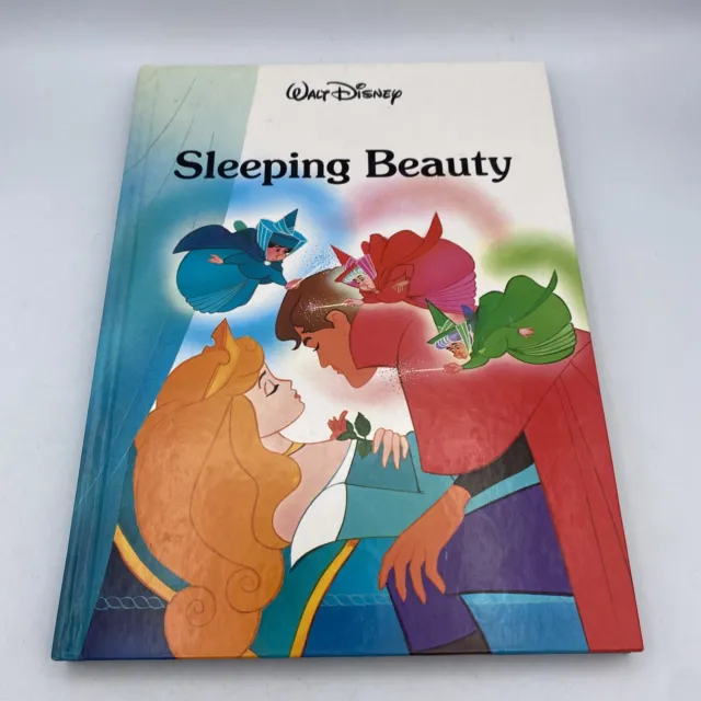 Disney Sleeping Beauty 12”x8.5” Hardcover Book Vintage 1986 Twin Books Classic